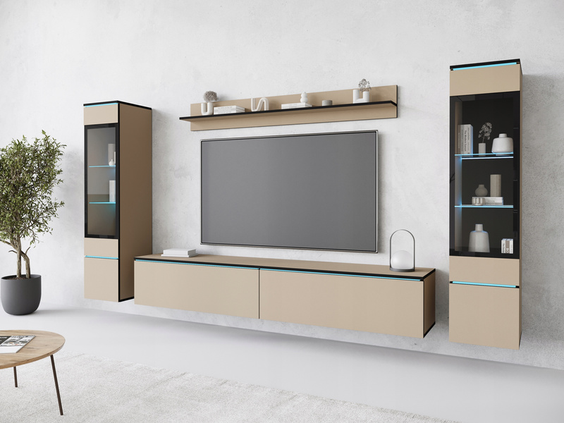 Meblościanka VERA II Zestaw mebli Dąb Wotan