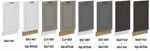 Front do zmywarki STILO ZM 713x446 GRAFIT MAT/BIAŁY MAT