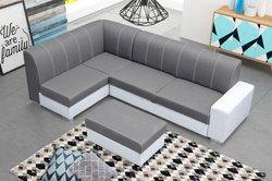 Narożnik z funkcją spania MINISTER 277 cm, Rogówka, Rozkładany, Pufa