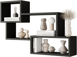 Półka wisząca TRIO 005 Czarny Grafit