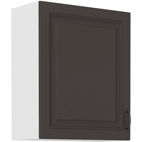 Szafka kuchenna górna STILO 60 G-72 1F GRAFIT MAT/BIAŁY MAT