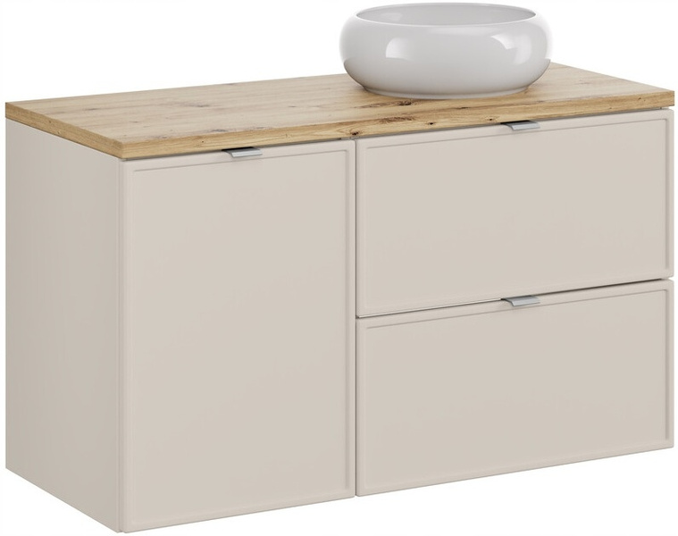 Blat łazienkowy 100cm, Meble łazienkowe DĄB ARTISAN