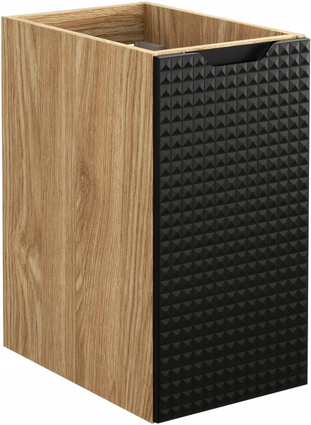 Zestaw meblowy 120cm z blatem Meble łazienkowe LUXOR Dąb Olejowany / Czarny