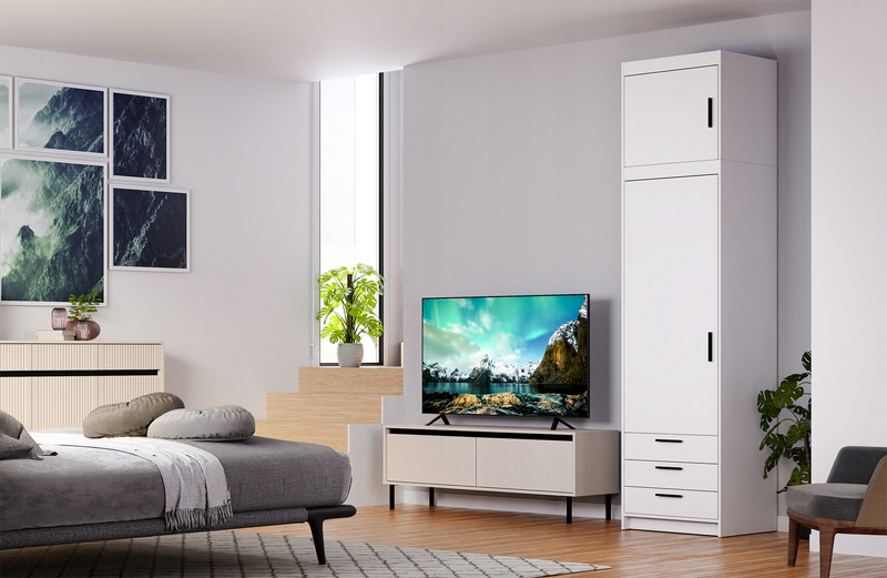 Nadstawka do szafy ELENA 1D Biały Mat