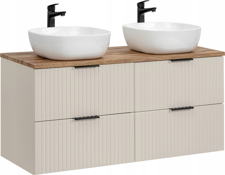 Zestaw szafek 120cm z blatem, Meble łazienkowe ADEL CASHMERE