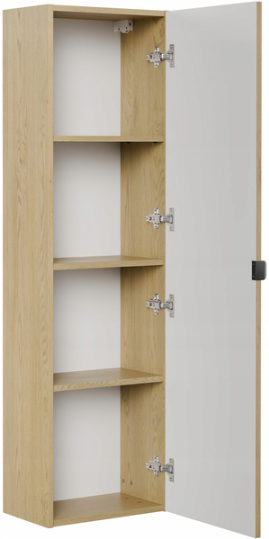 Zestaw 120cm z blatem, umywalka, słupek Meble łazienkowe OVALIA Dąb Cremona