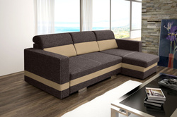 Narożnik z funkcją spania R-MINI 236 cm, Rozkładany, Rogówka