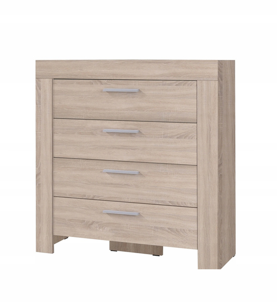 Komoda CEZAR 9, Komoda 100cm, Szuflady, Meble do Salonu CEZAR, Dąb Sonoma
