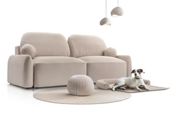 Kanapa Rozkładana, Sofa z funkcją spania SEVILLA 232 cm, Pokrowiec