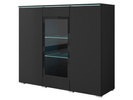 Witryna VERA HIGHBOARD 120 Czarny Grafit