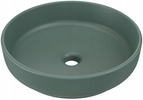 Umywalka nablatowa RIVER 1 55cm Ciemny Zielony Mat