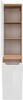 Słupek, szafka 804 35cm, Meble łazienkowe ARUBA Dąb Craft / Biały Połysk