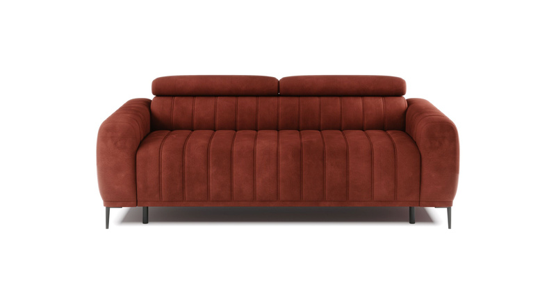 Sofa z funkcją spania GANDI C 227 cm, System włoski, Zagłówki