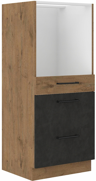 Szafka kuchenna VIGO 60 DPS-145 3S BB DARK WOOD / DĄB LANCELOT