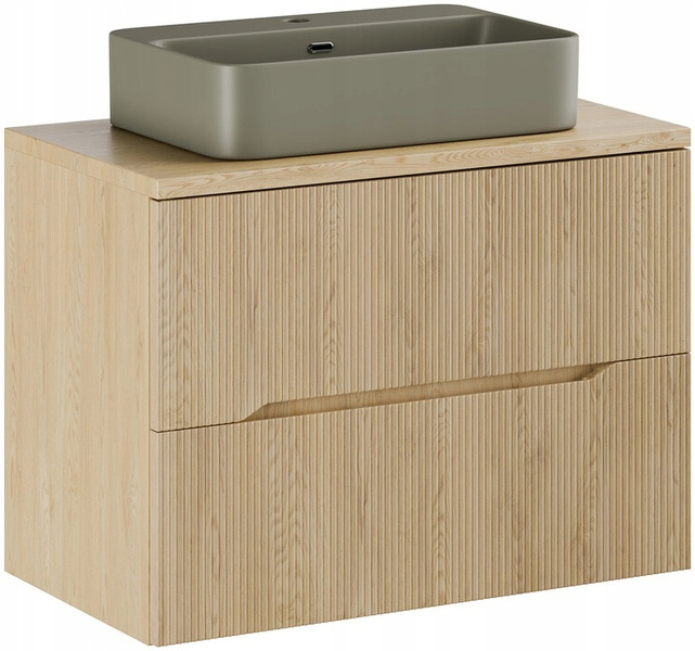 Umywalka nablatowa TRUST 55cm Zielony Mat