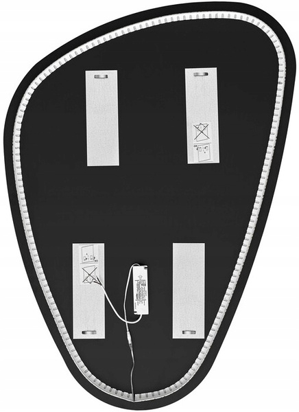 Lustro łazienkowe LED bez ramy, Meble łazienkowe IMPALA