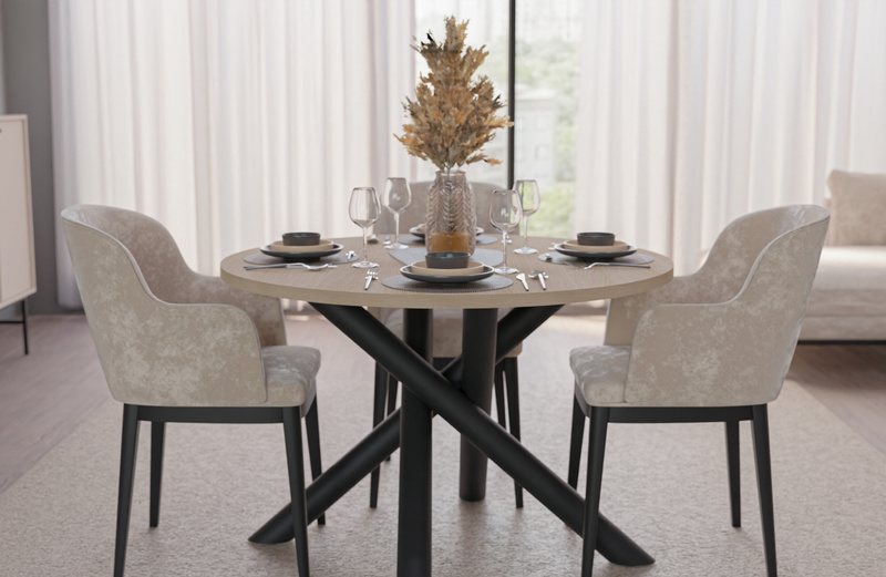 Stół OSLO 110cm Dąb Lindberg