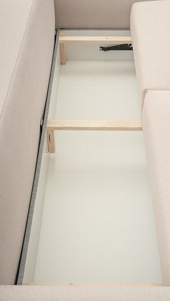 Kanapa Rozkładana, Sofa z funkcją spania SEVILLA 232 cm, Pokrowiec