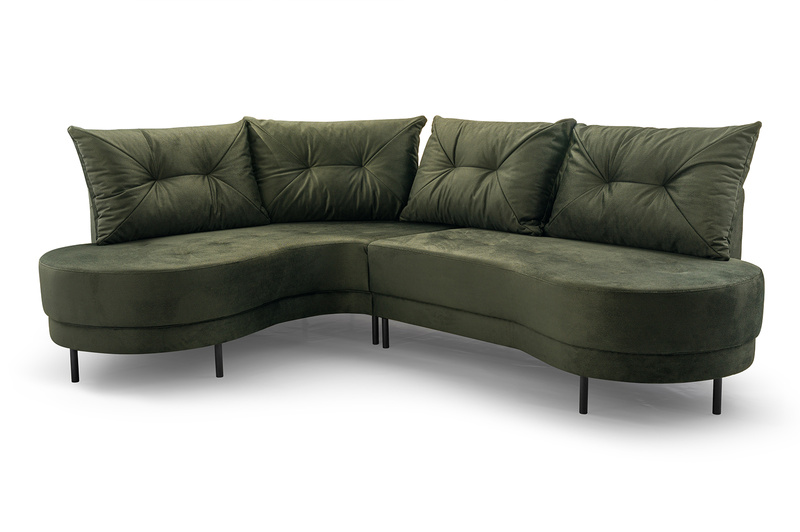 Nowoczesny Narożnik do salonu ABIBI 287 cm, Rogówka, Wygodny