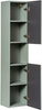 Zestaw meblowy 140cm blat umywalki Meble łazienkowe LINE REED GREEN Zielony