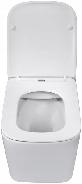 Misa wisząca WC HUNG, deska wolnoopadająca Biała