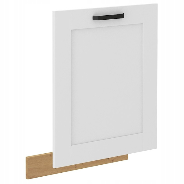 Front do zmywarki LUNA ZM 713 x 596 BIAŁY MAT / DĄB ARTISAN