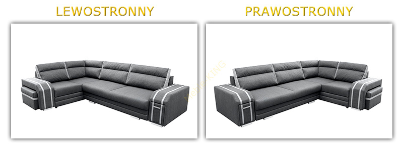 Narożnik z funkcją spania AVATAR 305 cm, Rozkładany, Rogówka, Pufa, Barek