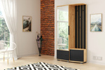 Garderoba LOFT panele 100cm Lustro PRAWA