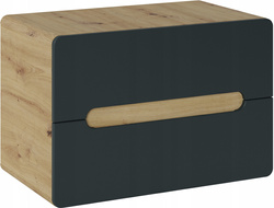 Szafka pod umywalkę 829 80cm, Meble łazienkowe ARUBA Dąb Craft/Szary Kosmos