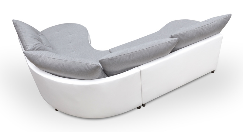 Nowoczesny Narożnik do salonu ABI 287 cm, Rogówka