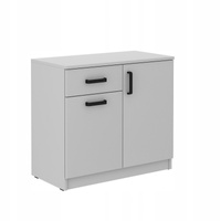 Komoda biurowa MALTA 820 2F1S Jasny Szary