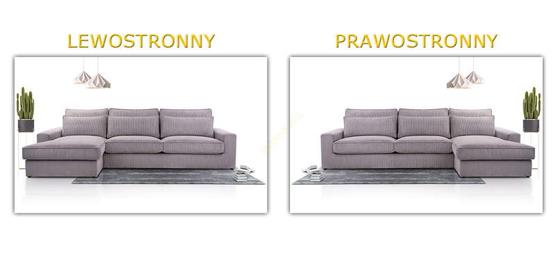 Narożnik do salonu CLEO MINI (COBRA) 276 cm, Nowoczesny, Rogówka