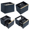 Meble łazienkowe SANTA FE DEEP BLUE 120-2, 2xUmywalka, 2xLustro LED, INDIGO