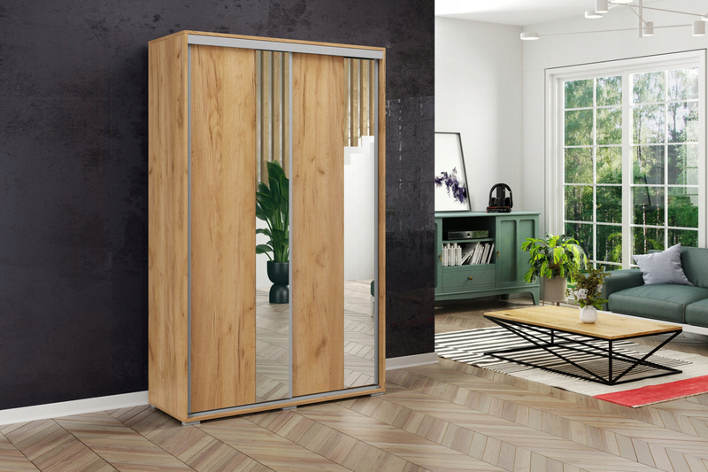 Szafa przesuwna A4 150 / 215 / 62 lustro, różne kolory i rozmiary