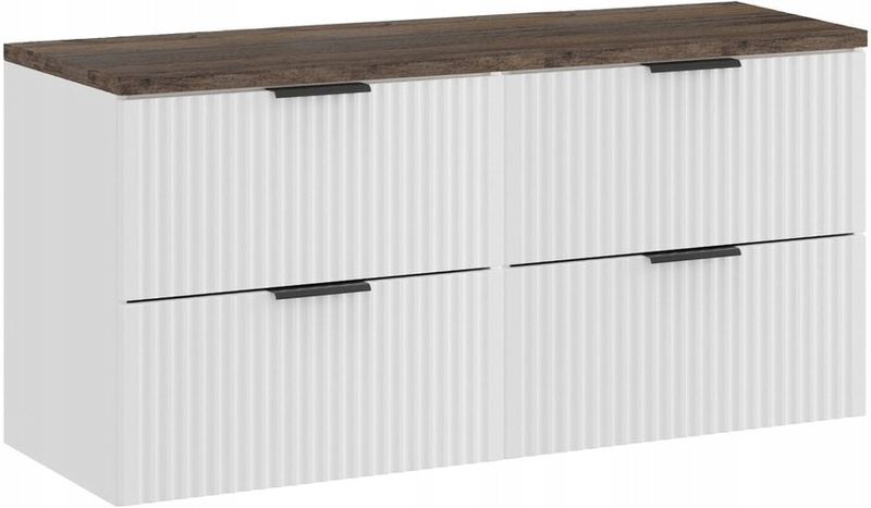 Zestaw szafek 120cm z blatem, Meble łazienkowe ADEL CASHMERE