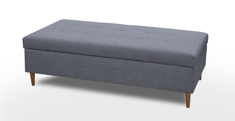 Narożnik z funkcją spania AREO 229 cm + PUFA