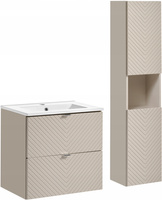 Meble łazienkowe VIVA CASHMERE 60-2, Umywalka nablatowa, Kaszmir