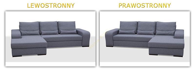 Narożnik z funkcją spania VIRAGO 285 cm, Rozkładany, Pojemnik, Rogówka