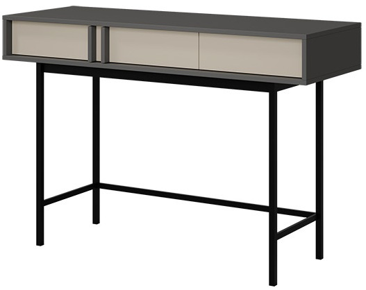 Konsola ALSY 11 123cm, Meble Pokojowe ALSY Antracyt / Dąb Olejowany