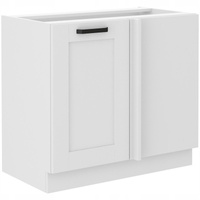 Szafka kuchenna dolna narożna LUNA 105 DN 1F BB BIAŁA