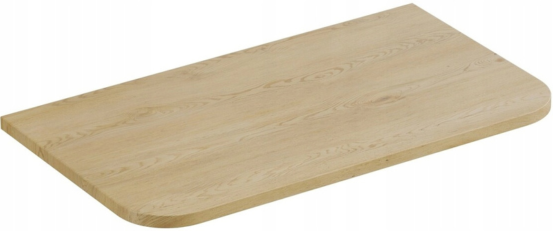 Zestaw mebli 80cm z blatem, szuflady, Meble łazienkowe OVALIA Dąb Cremona