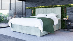 Łóżko Tapicerowane Kontynentalne PURO 200x200 cm