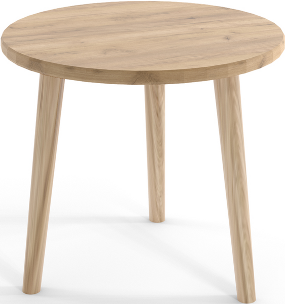 Stolik kawowy BOHO ława, drewniane nogi DĄB CRAFT ZŁOTY