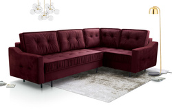 Narożnik z funkcją spania AKITA 289 cm, Rozkładany, 2xPojemnik, Rogówka