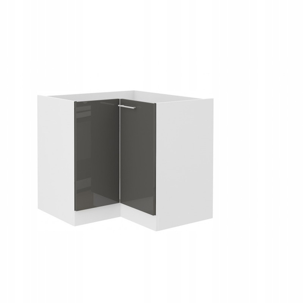 Szafka kuchenna dolna LARA 90x90 DN 2F BB BIAŁY/GRAFIT POŁYSK