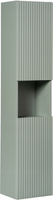 Słupek, szafka wysoka, 2 drzwi, Meble łazienkowe LINE REED GREEN Zielony