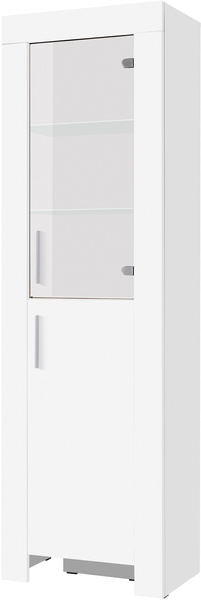 Witryna CEZAR 6P, Witryna 60cm, LED, Dąb Sonoma