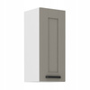 Szafka kuchenna górna LUNA 30 G-72 1F CLAY GREY / BIAŁY MAT