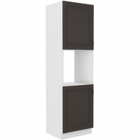 Szafka kuchenna STILO 60 DP-210 2F GRAFIT MAT/BIAŁY MAT