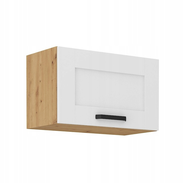 Szafka kuchenna górna LUNA 60 GU-36 1F BIAŁY MAT/DĄB ARTISAN